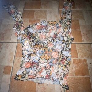 Floerns sheer long sleeve